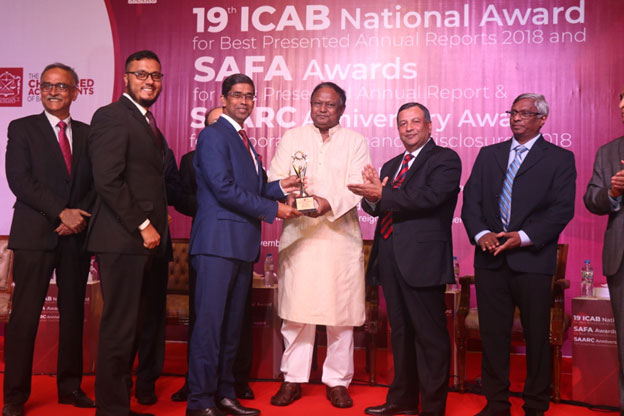 Bank Asia has been awarded 1st prize by ICAB for BPAR