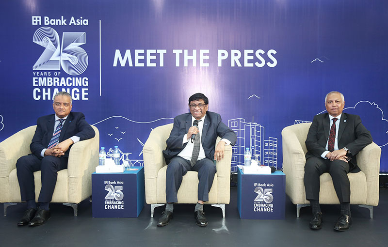 Bank Asia Organizes ʻMeet the Pressʼ on the occasion of its 25th anniversary