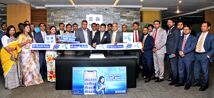 Bank Asia launches Zero Cost Internet Facility for Bank Asia Smart App Users